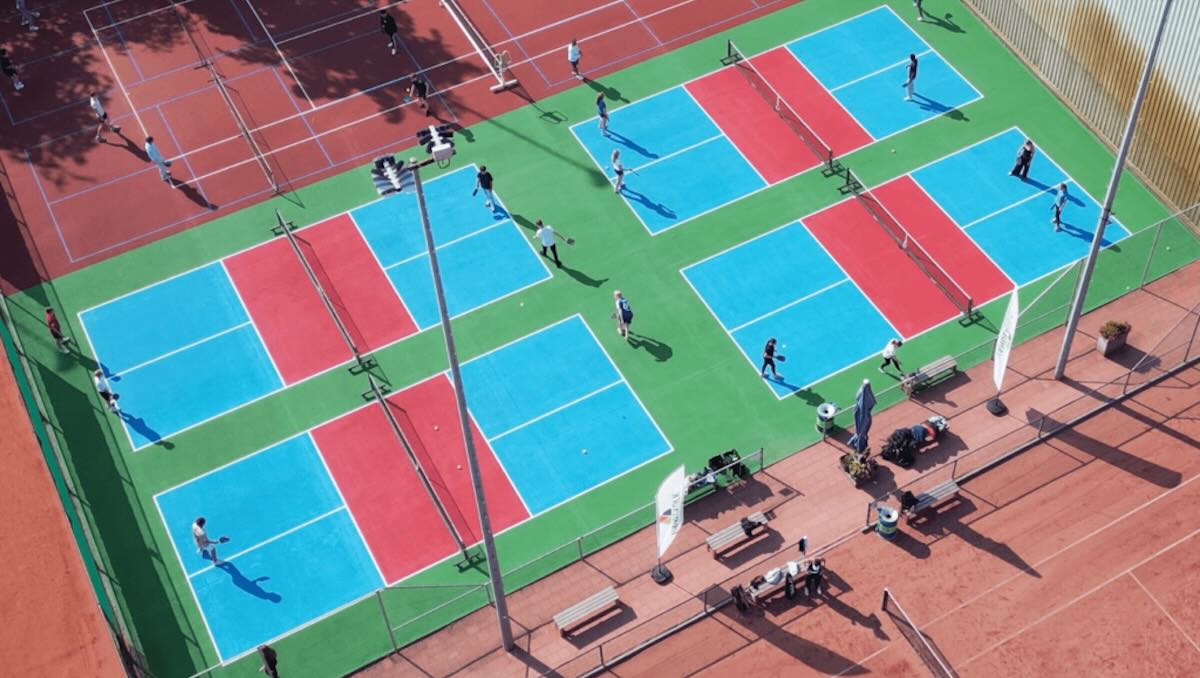 Pickleball banen bij Sportcentrum Mariahoeve