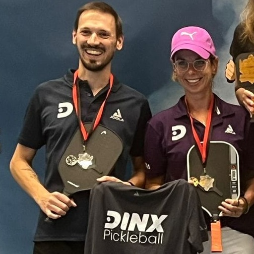 Jonas & Joyce at Antwerpen Pickleball Open
